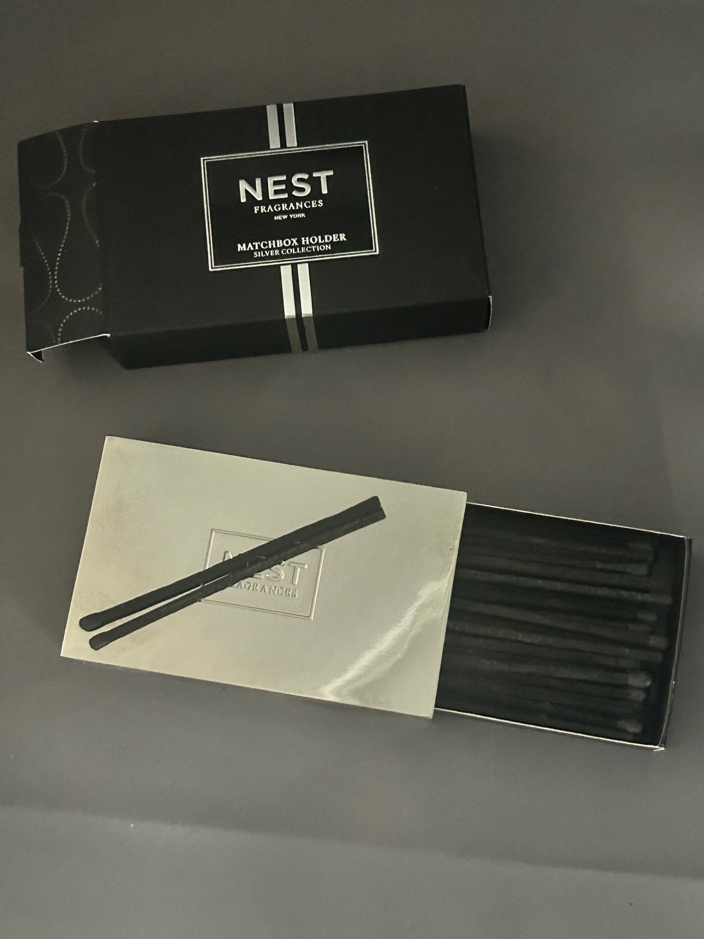 NEST FRAGRANCES Silverplated Matchbox Holder
