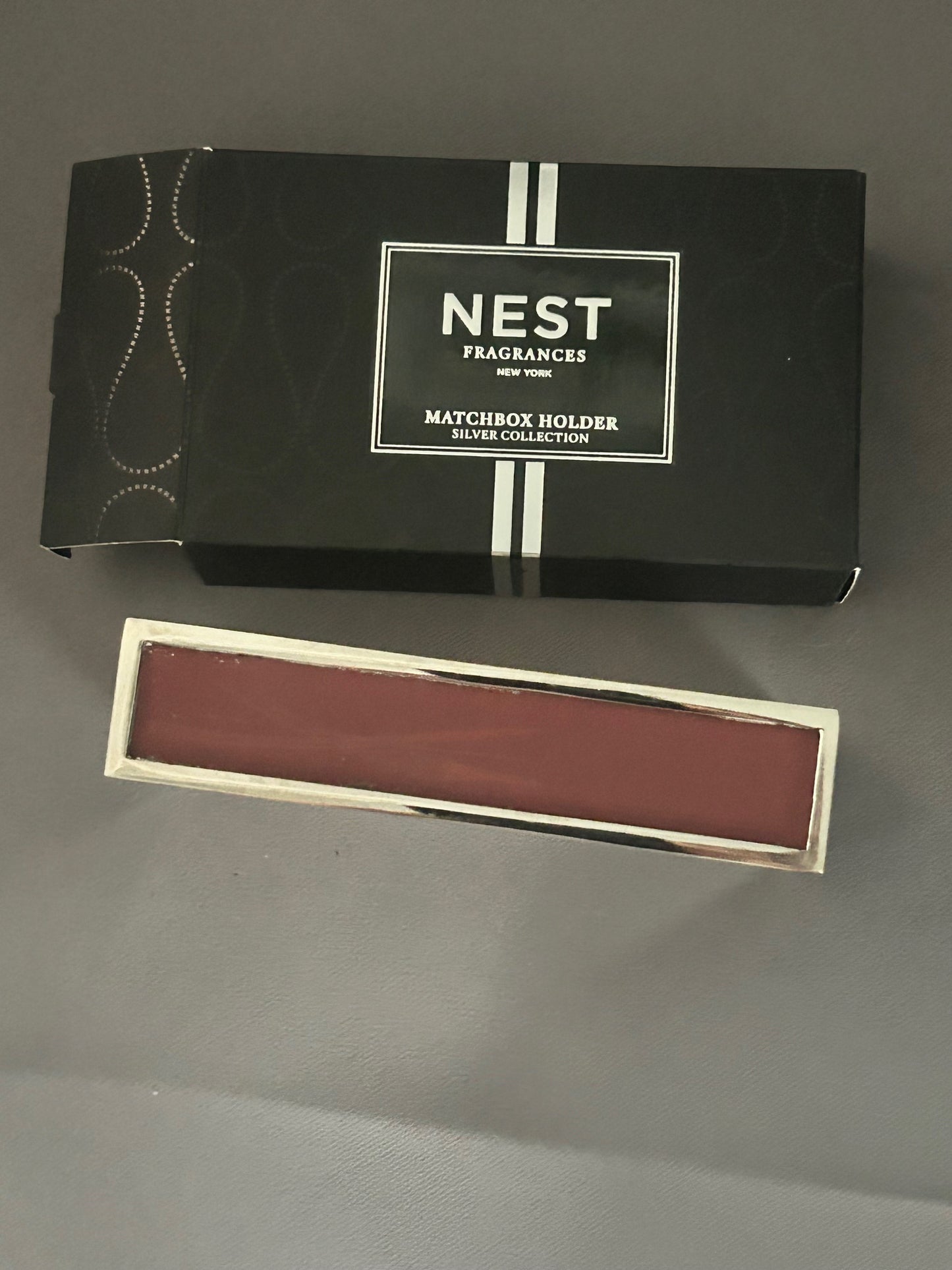 NEST FRAGRANCES Silverplated Matchbox Holder