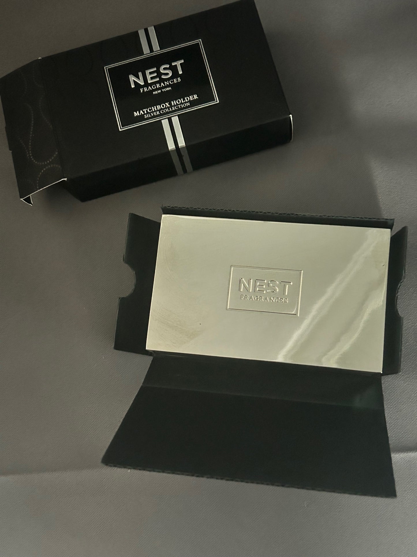 NEST FRAGRANCES Silverplated Matchbox Holder